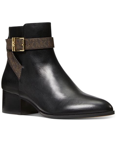 Michael Michael Kors Women's Britton Buckled Ankle Booties